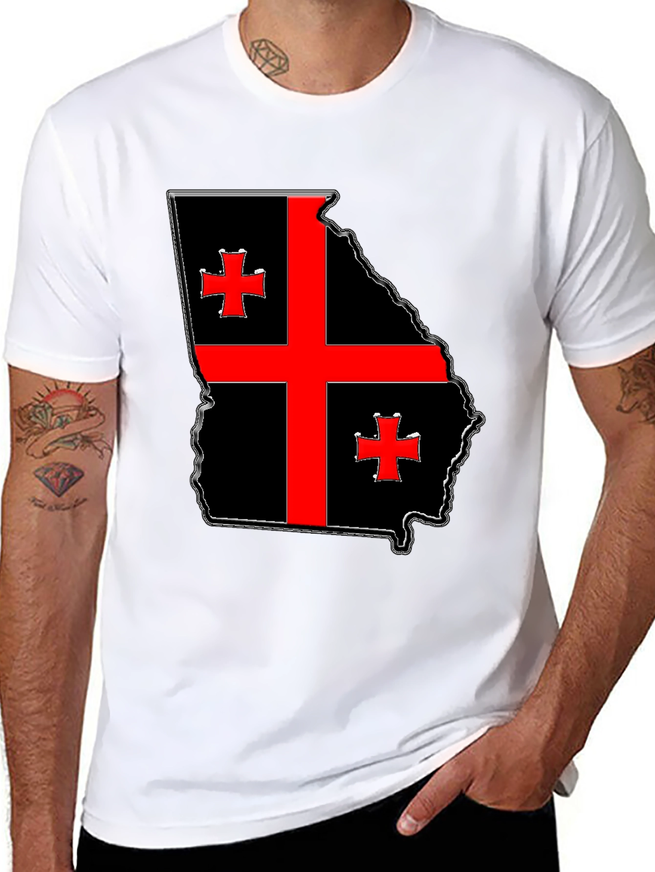 Georgia State Flag T-Shirt