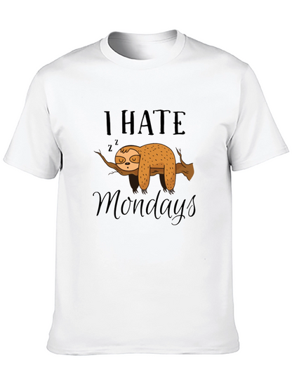 I Hate Mondays Sloth T-Shirt