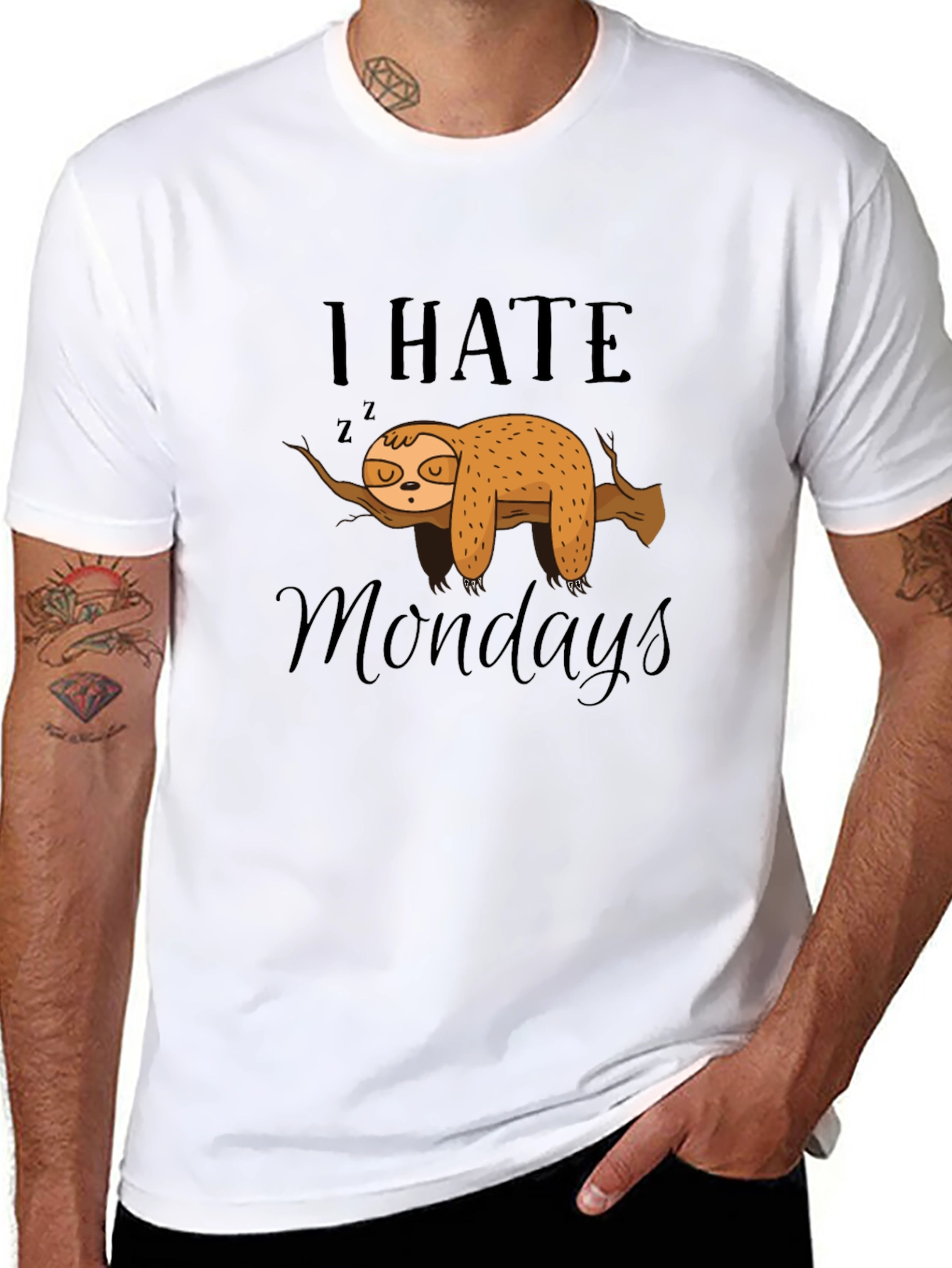 I Hate Mondays Sloth T-Shirt