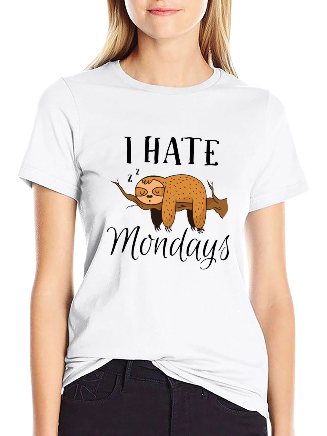 I Hate Mondays Sloth T-Shirt