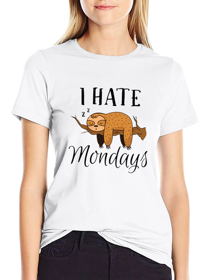 I Hate Mondays Sloth T-Shirt