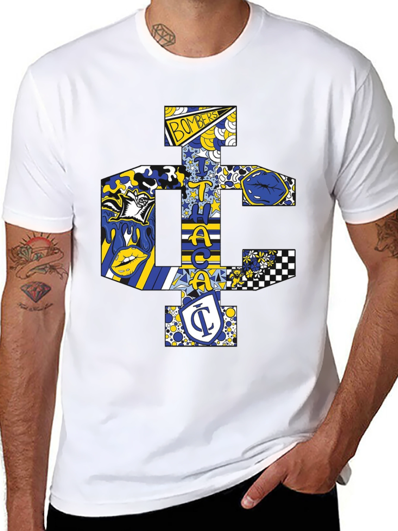 Bombers T-Shirt - Graphic Print Tee