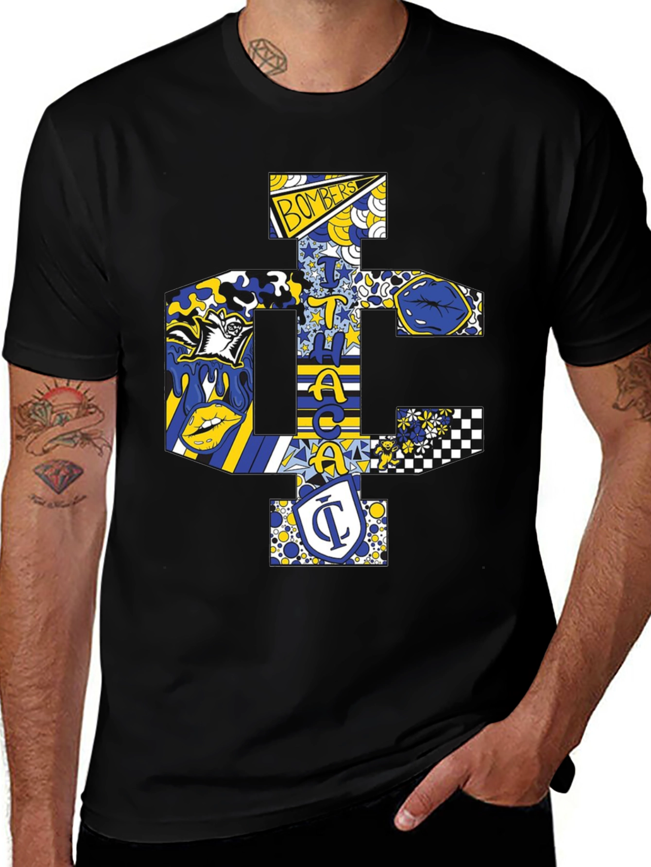 Bombers T-Shirt - Graphic Print Tee
