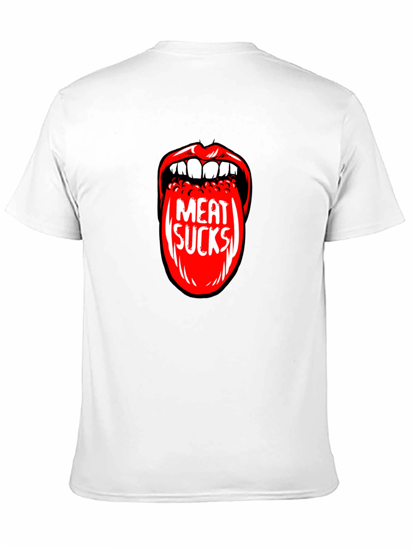 Meat Sucks Graphic Print T-Shirt