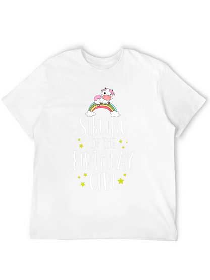 Sibling of the Birthday Girl Graphic T-Shirt
