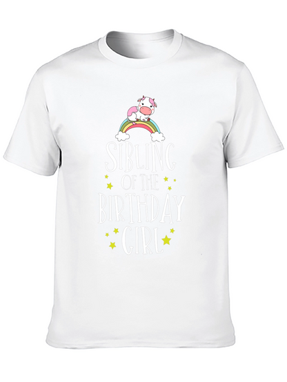 Sibling of the Birthday Girl Graphic T-Shirt