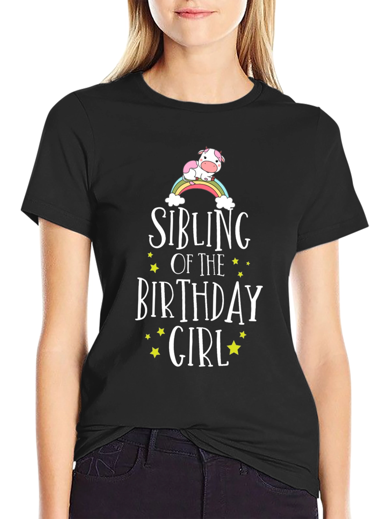 Sibling of the Birthday Girl Graphic T-Shirt