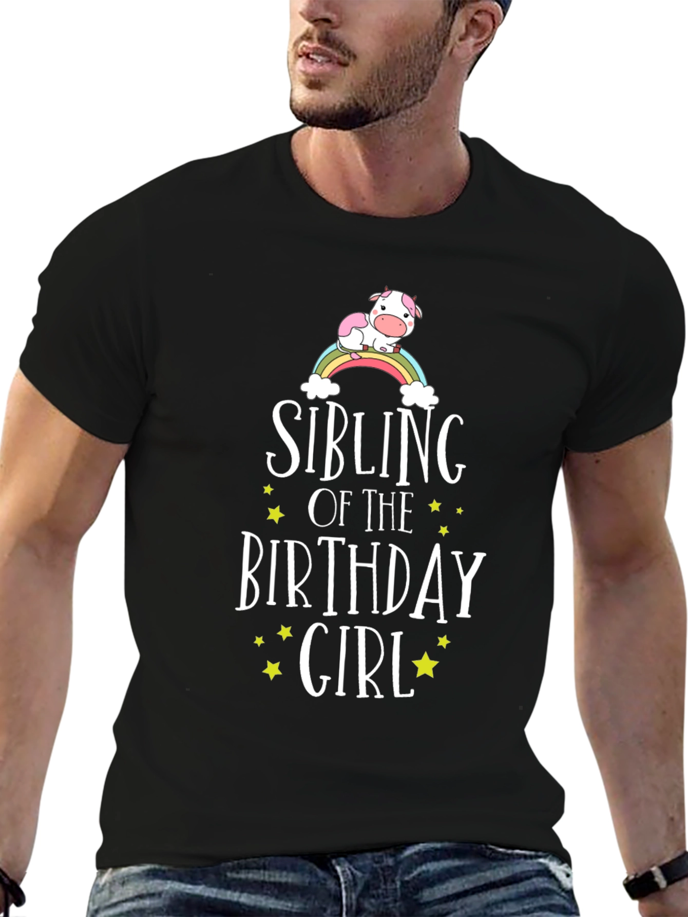 Sibling of the Birthday Girl Graphic T-Shirt