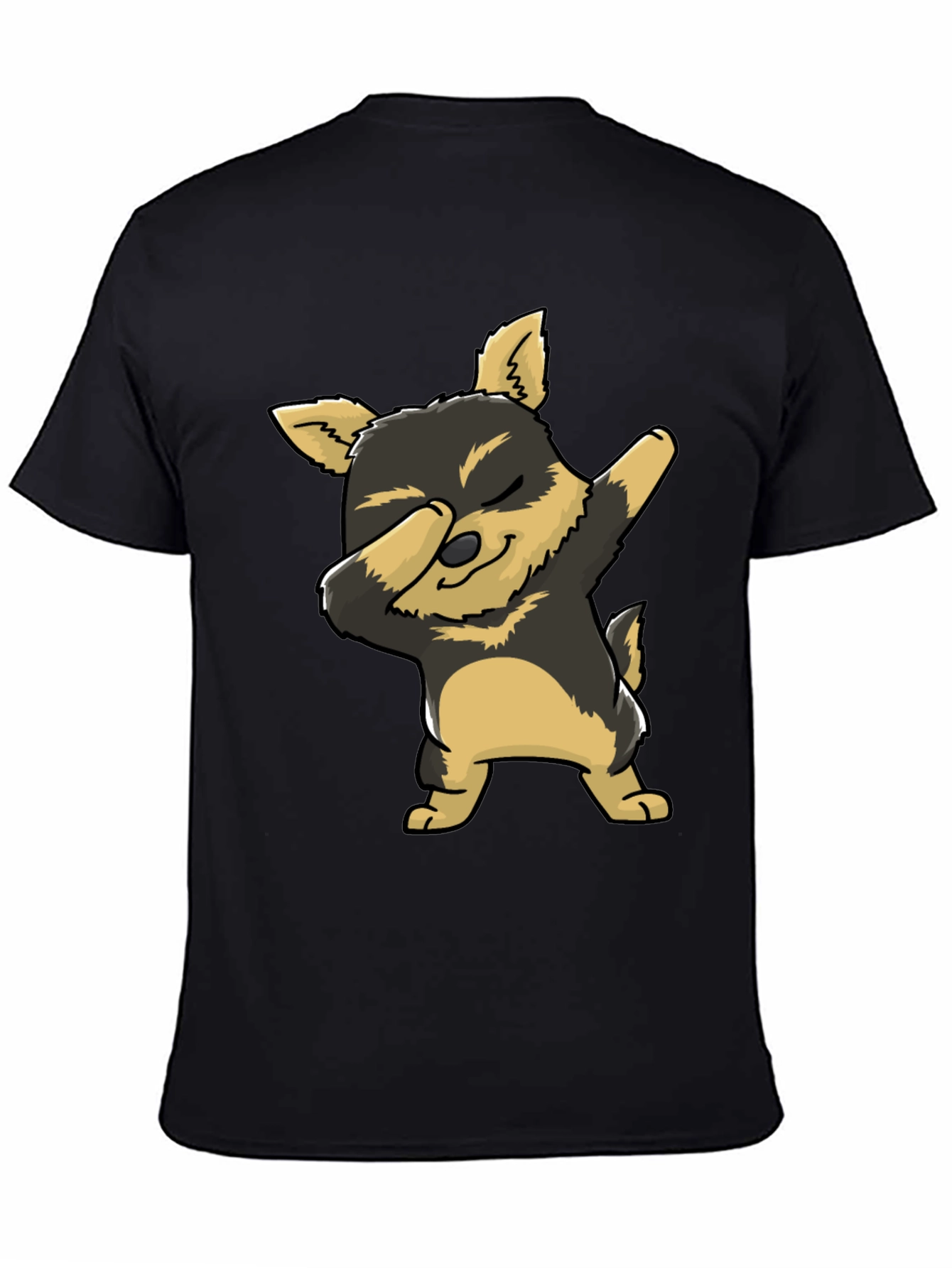 Dabbing Dog Graphic Tee - Cute Cartoon Dog T-Shirt