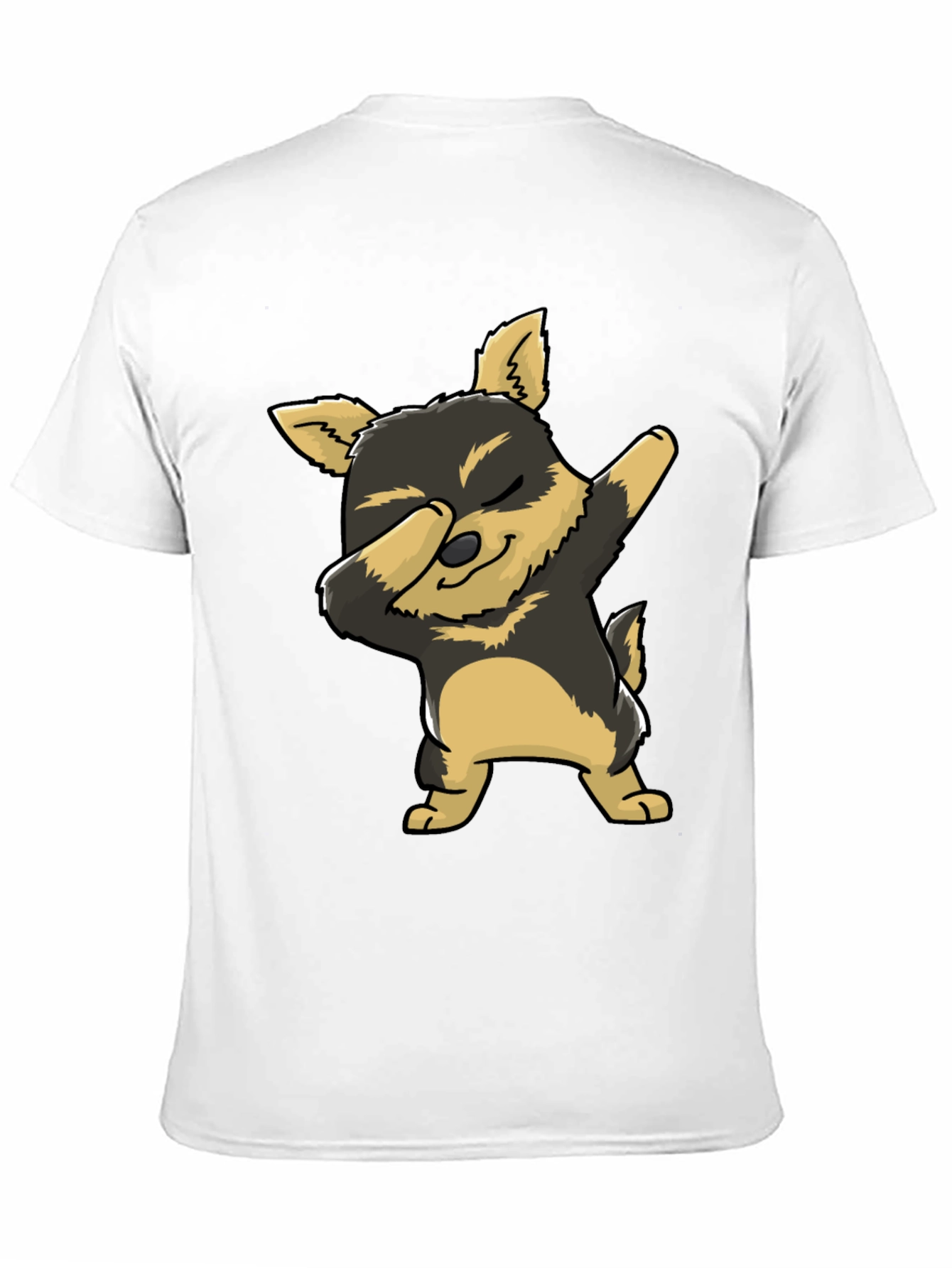 Dabbing Dog Graphic Tee - Cute Cartoon Dog T-Shirt