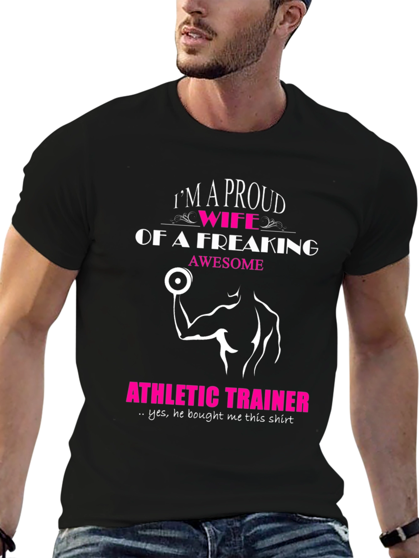 Proud Wife of an Athletic Trainer Graphic Tee
