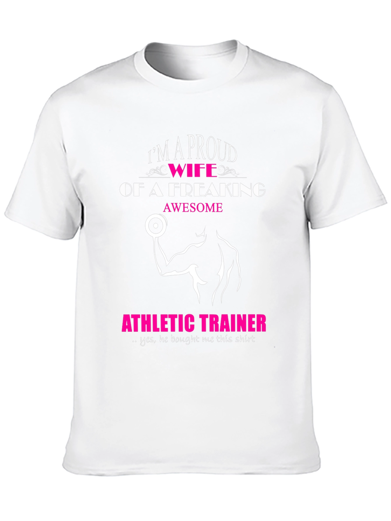 Proud Wife of an Athletic Trainer Graphic Tee