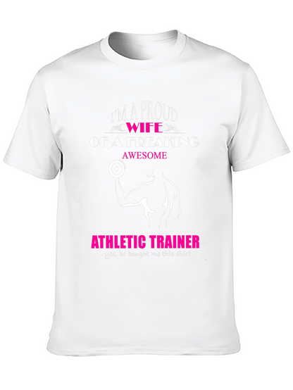 Proud Wife of an Athletic Trainer Graphic Tee