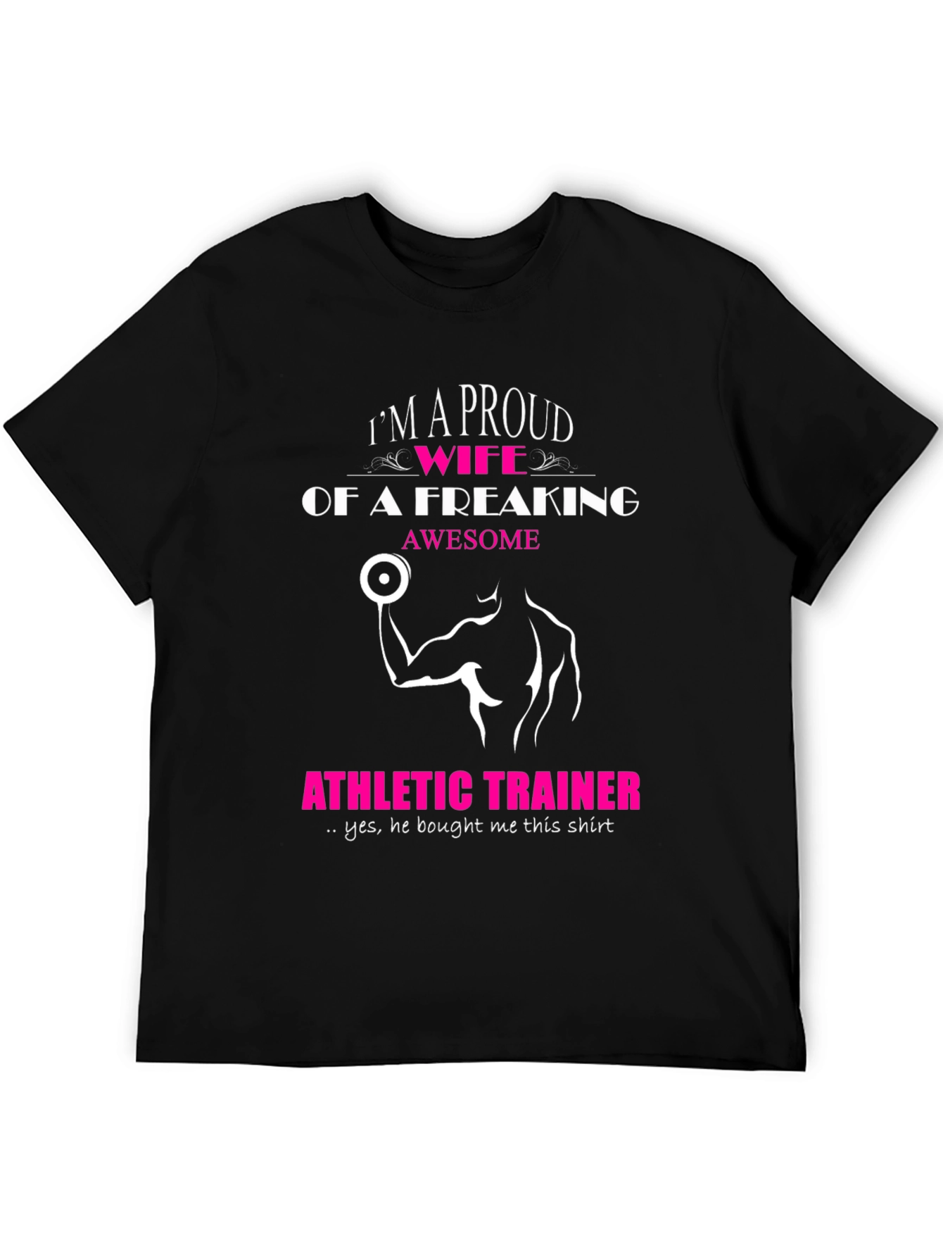 Proud Wife of an Athletic Trainer Graphic Tee