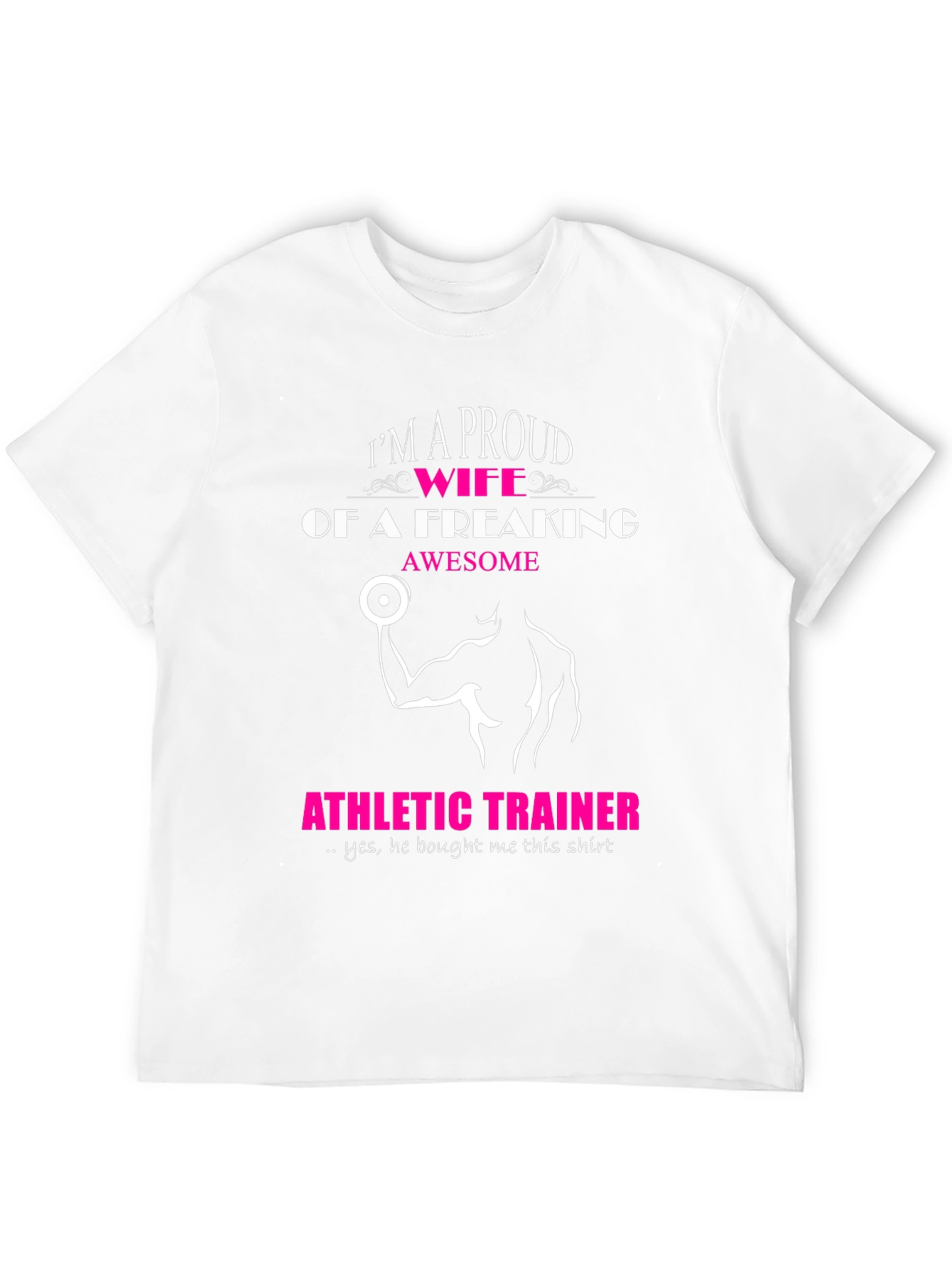 Proud Wife of an Athletic Trainer Graphic Tee