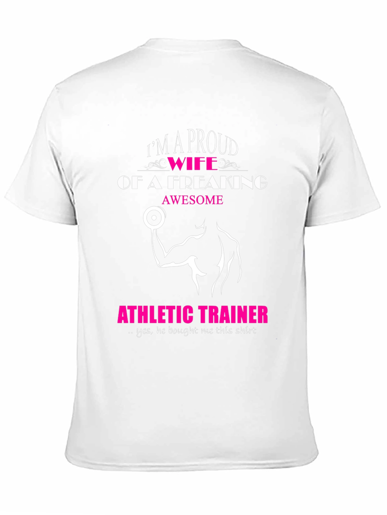 Proud Wife of an Athletic Trainer Graphic Tee
