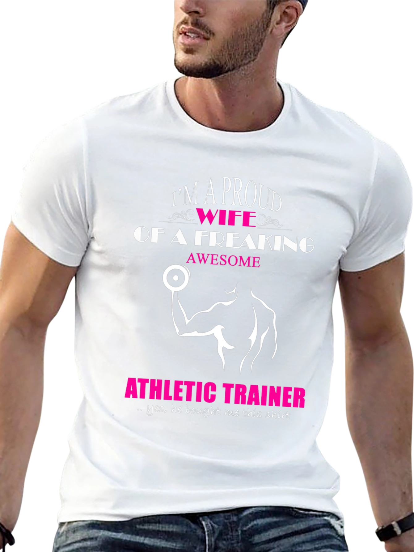 Proud Wife of an Athletic Trainer Graphic Tee