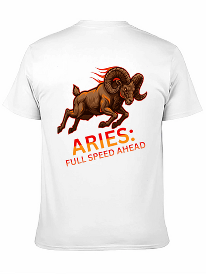 Aries Full Speed Ahead Black T-Shirt