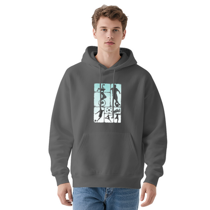 Streetwear Hoodie - Graphic Featuring Collage