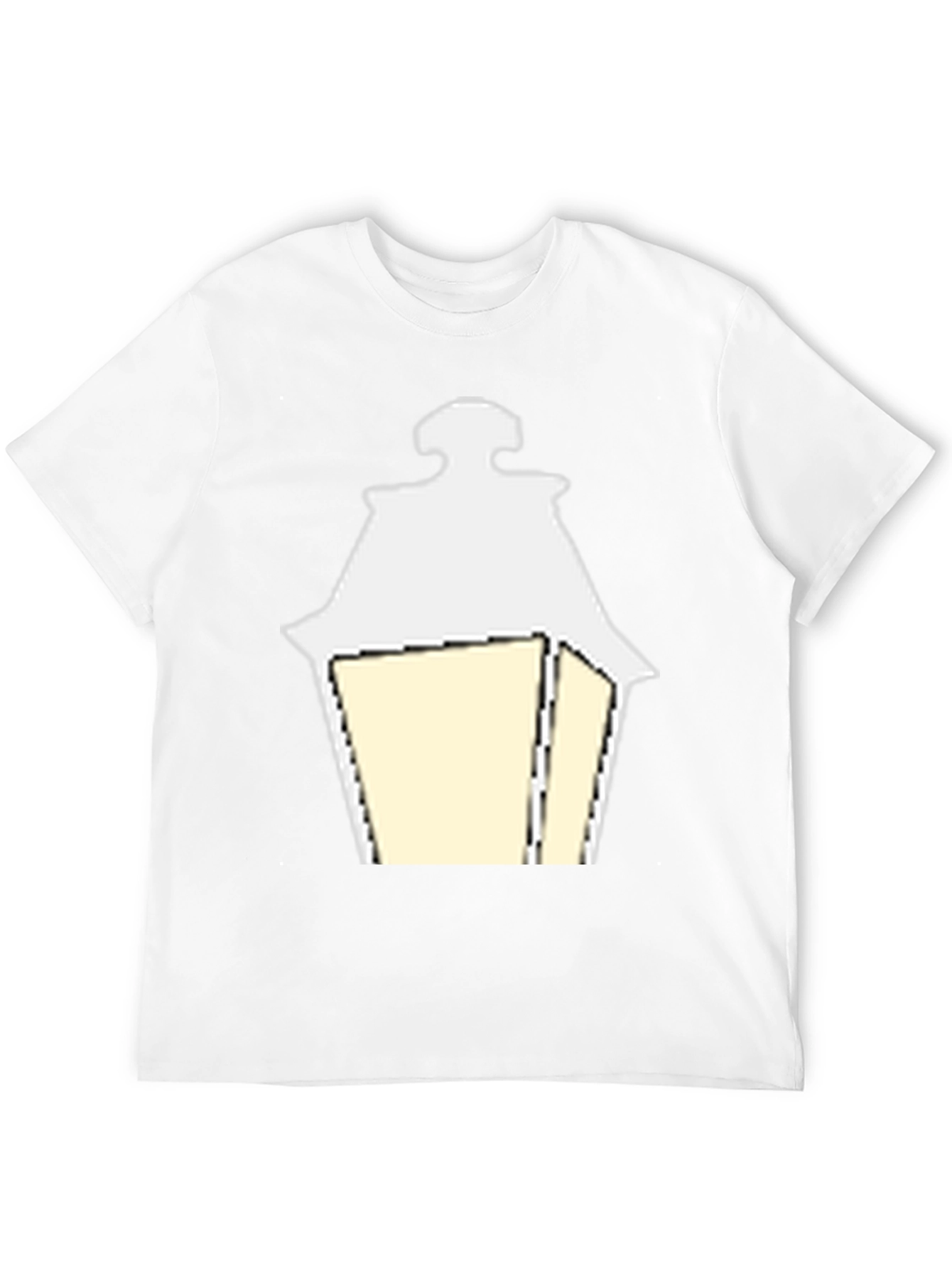 Street Lamp Graphic Tee - Modern Black Shirt