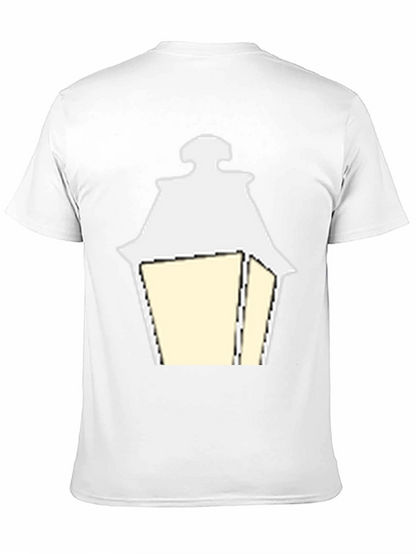 Street Lamp Graphic Tee - Modern Black Shirt
