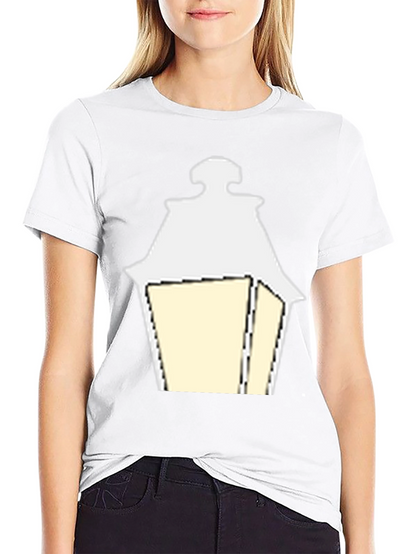 Street Lamp Graphic Tee - Modern Black Shirt
