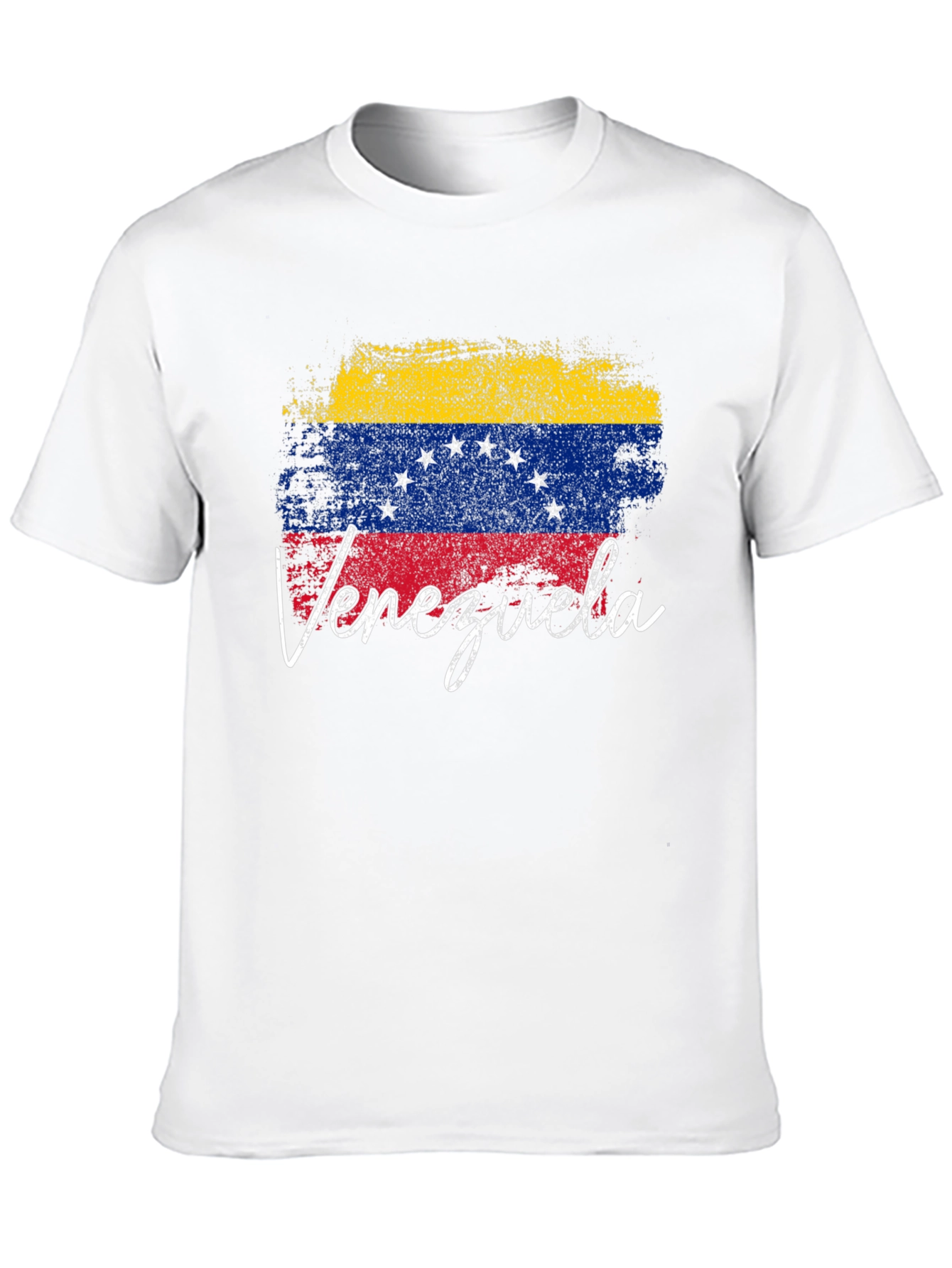 Venezuela Flag T-Shirt - Distressed Design