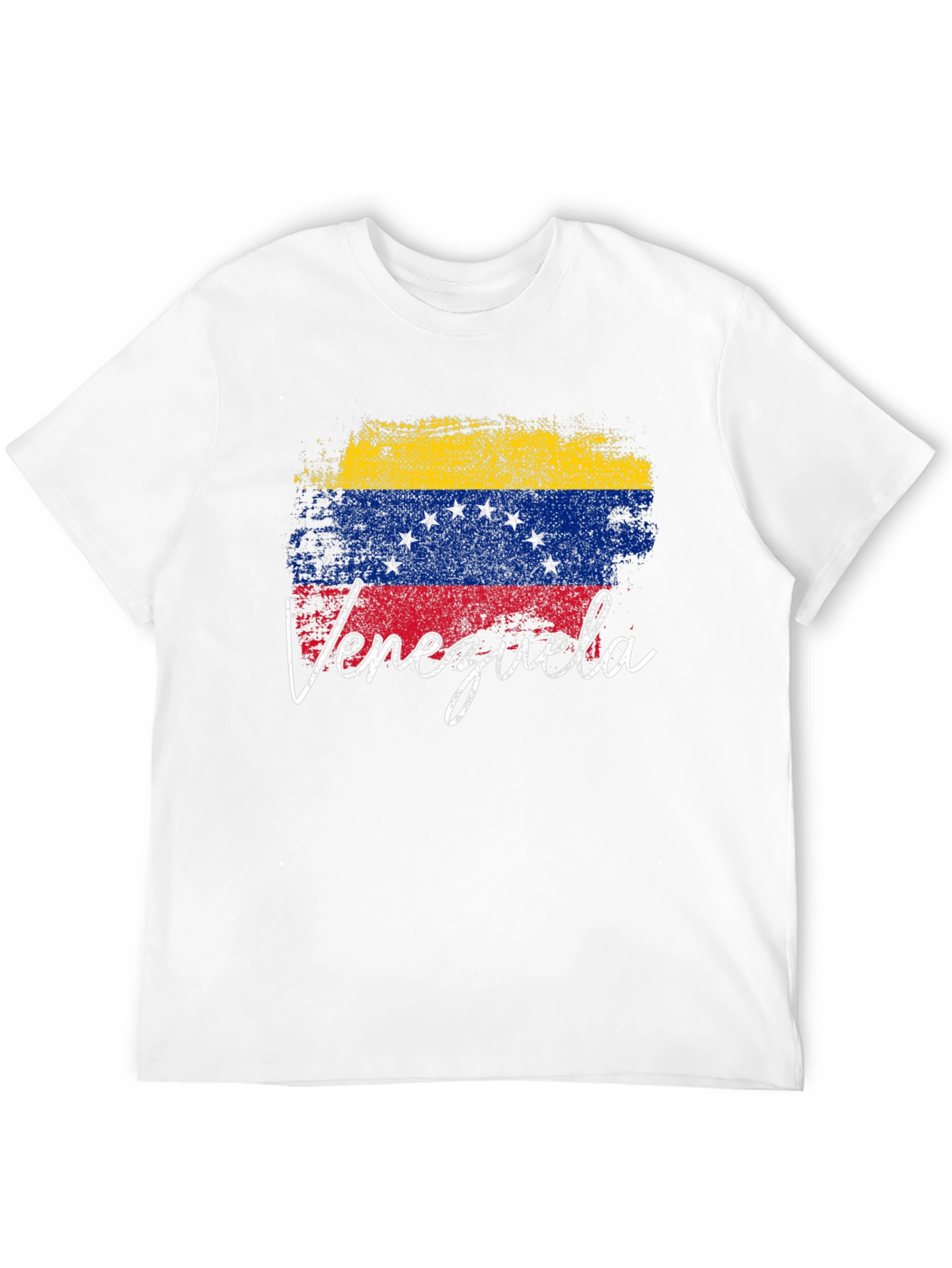 Venezuela Flag T-Shirt - Distressed Design