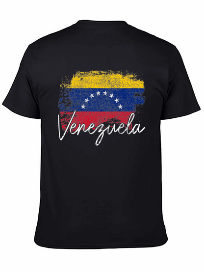 Venezuela Flag T-Shirt - Distressed Design