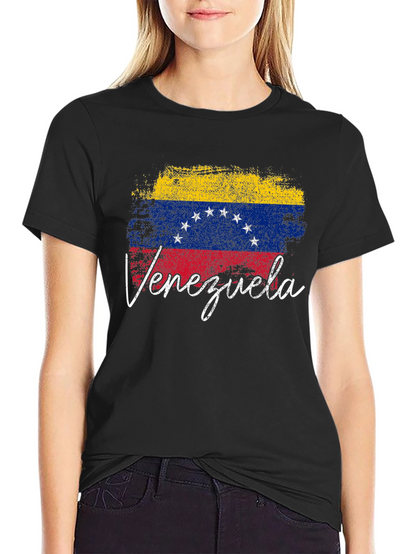 Venezuela Flag T-Shirt - Distressed Design