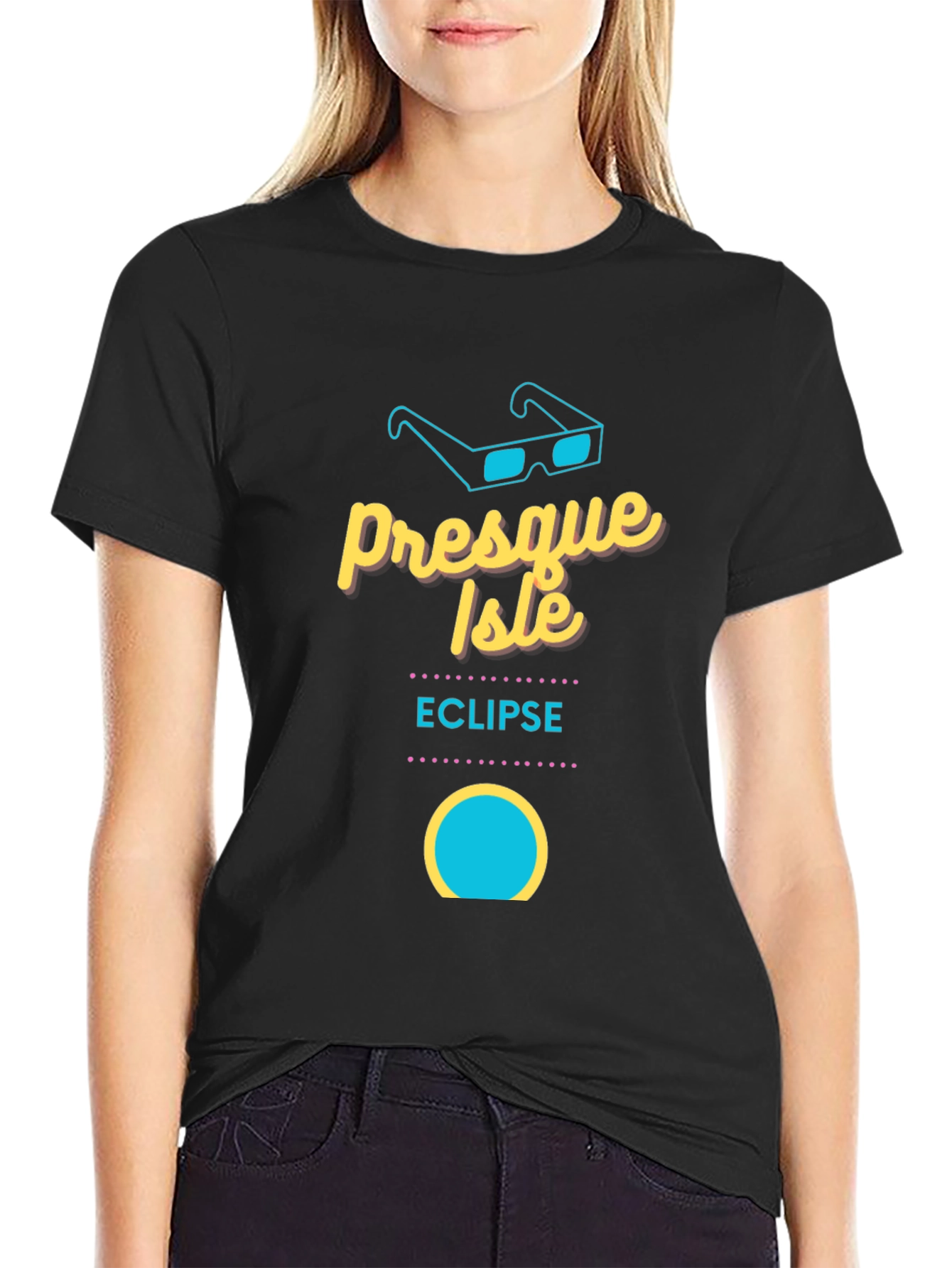 Presque Isle Eclipse Black Graphic Tee