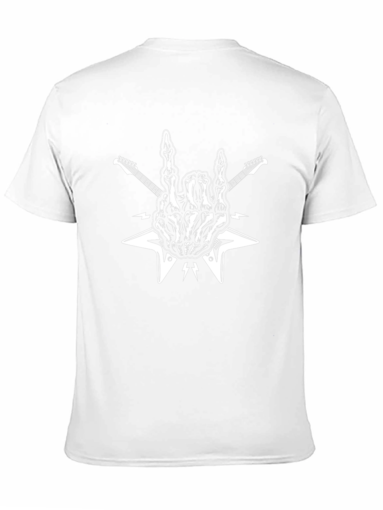 Rock On Skeleton Hand T-Shirt