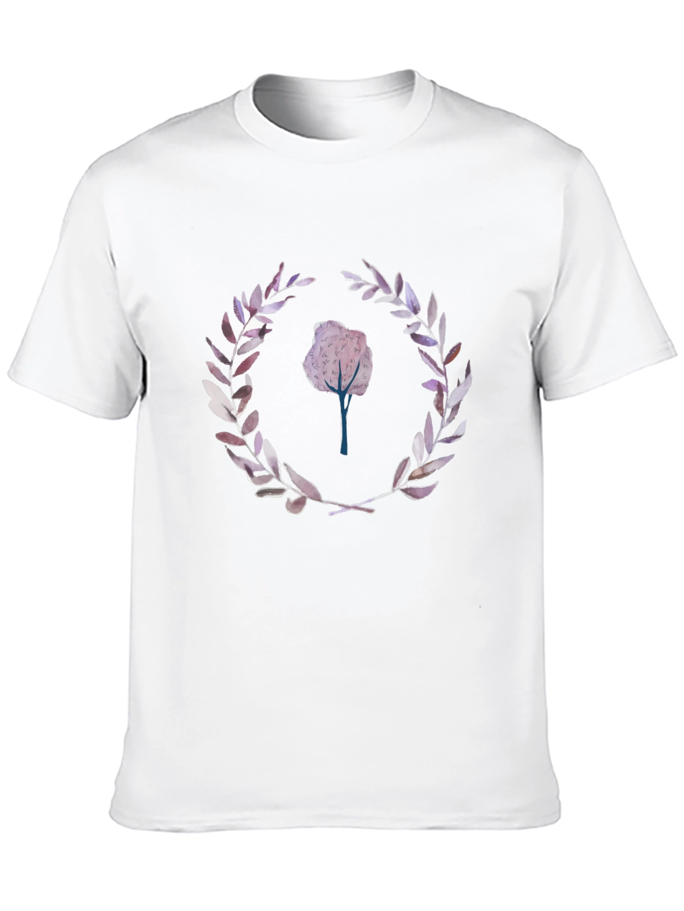 Nature Inspired Graphic Tee - Black