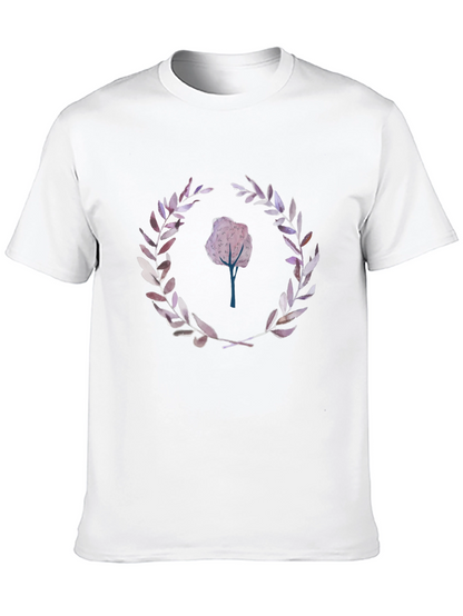 Nature Inspired Graphic Tee - Black