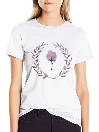 Nature Inspired Graphic Tee - Black