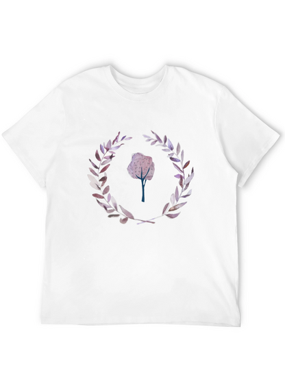 Nature Inspired Graphic Tee - Black