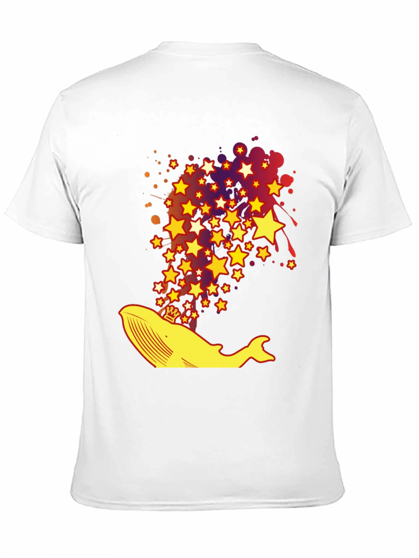 Whimsical Whale Star T-Shirt