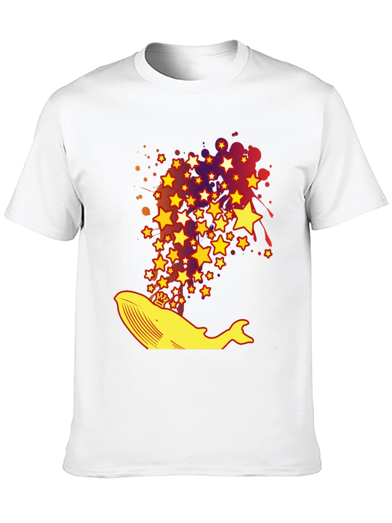Whimsical Whale Star T-Shirt