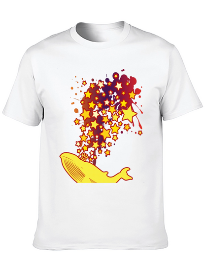 Whimsical Whale Star T-Shirt