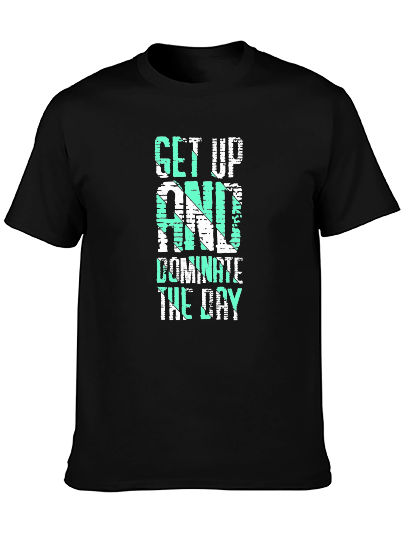 Mens Black Motivational T-Shirt