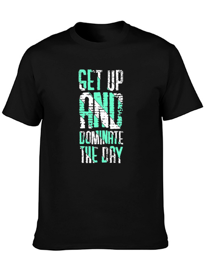 Mens Black Motivational T-Shirt