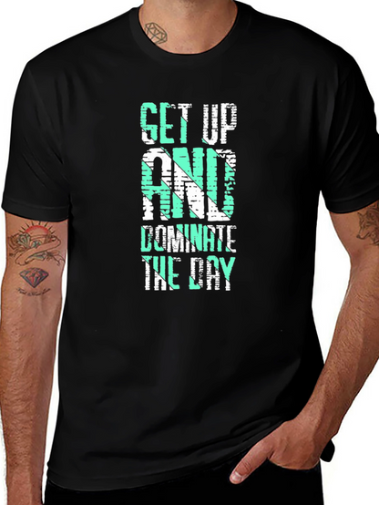 Mens Black Motivational T-Shirt