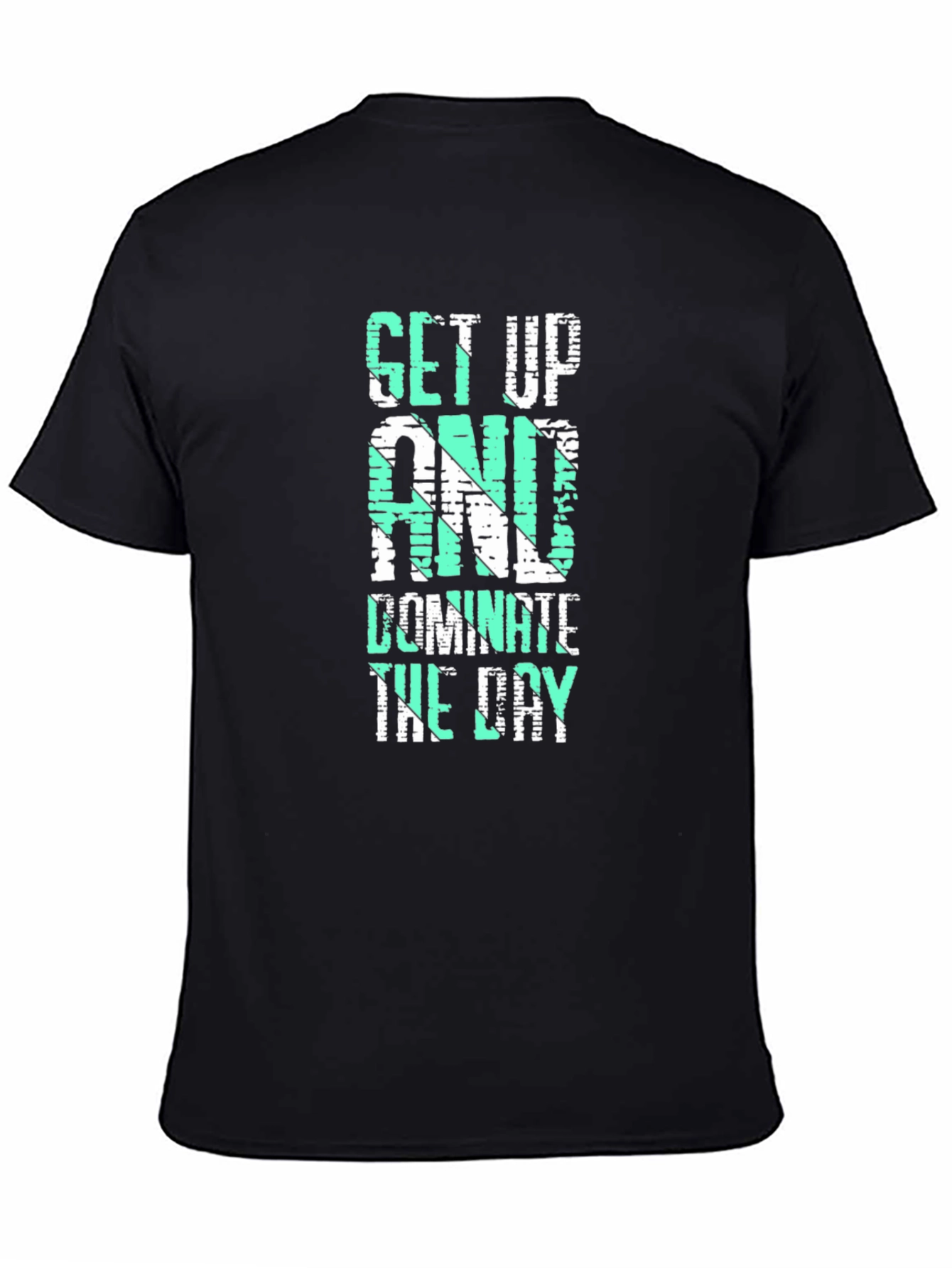 Mens Black Motivational T-Shirt
