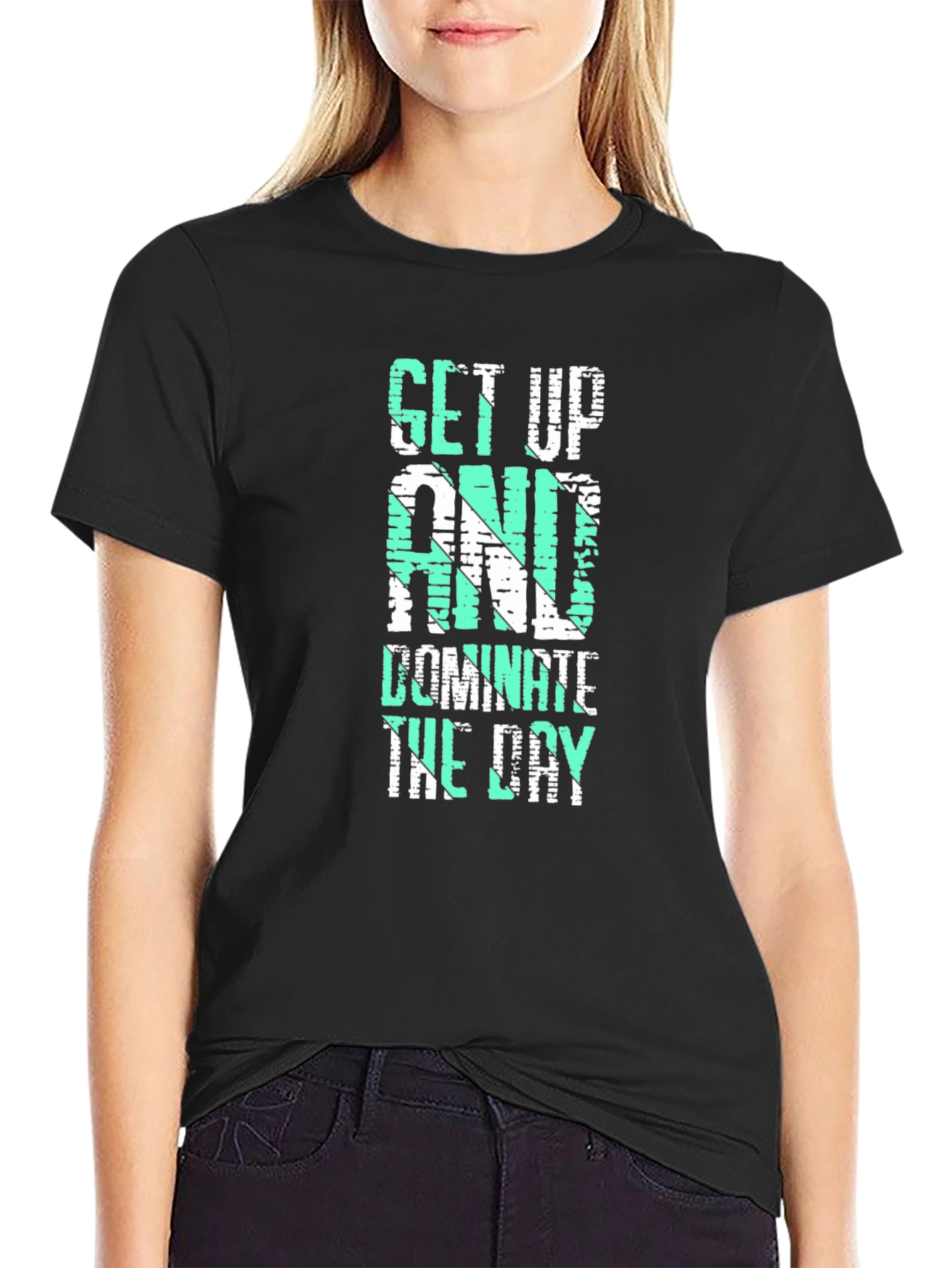 Mens Black Motivational T-Shirt