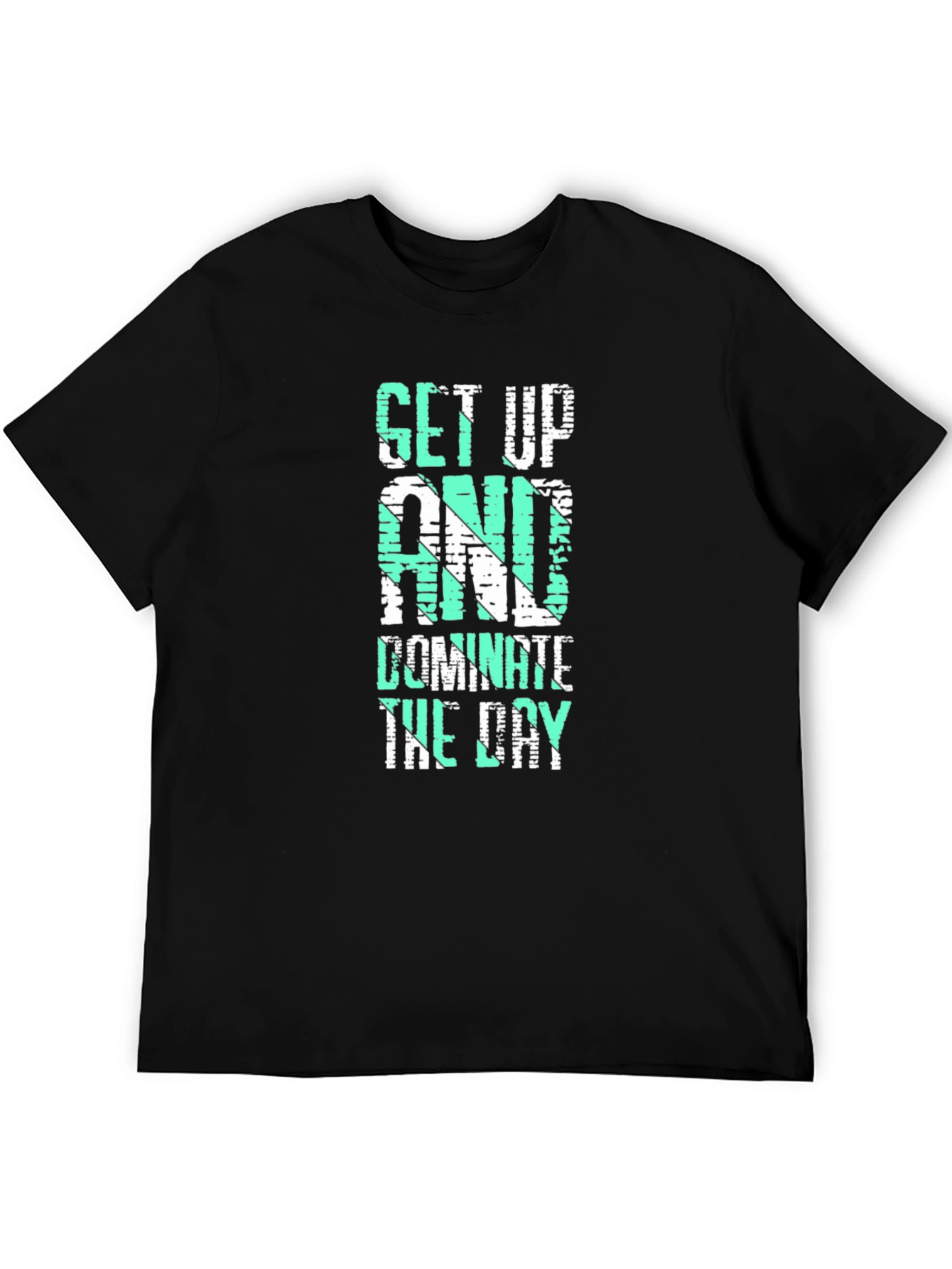 Mens Black Motivational T-Shirt