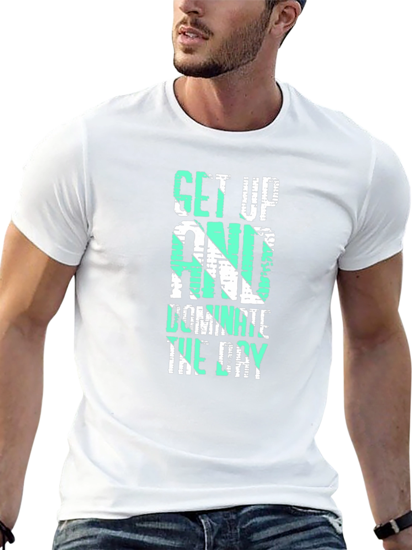 Mens Black Motivational T-Shirt