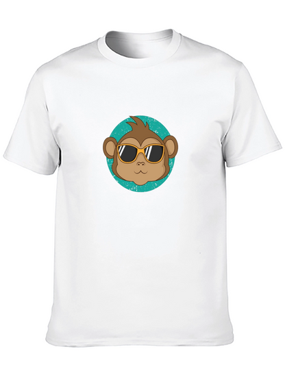 Cool Monkey Graphic Tee - Black