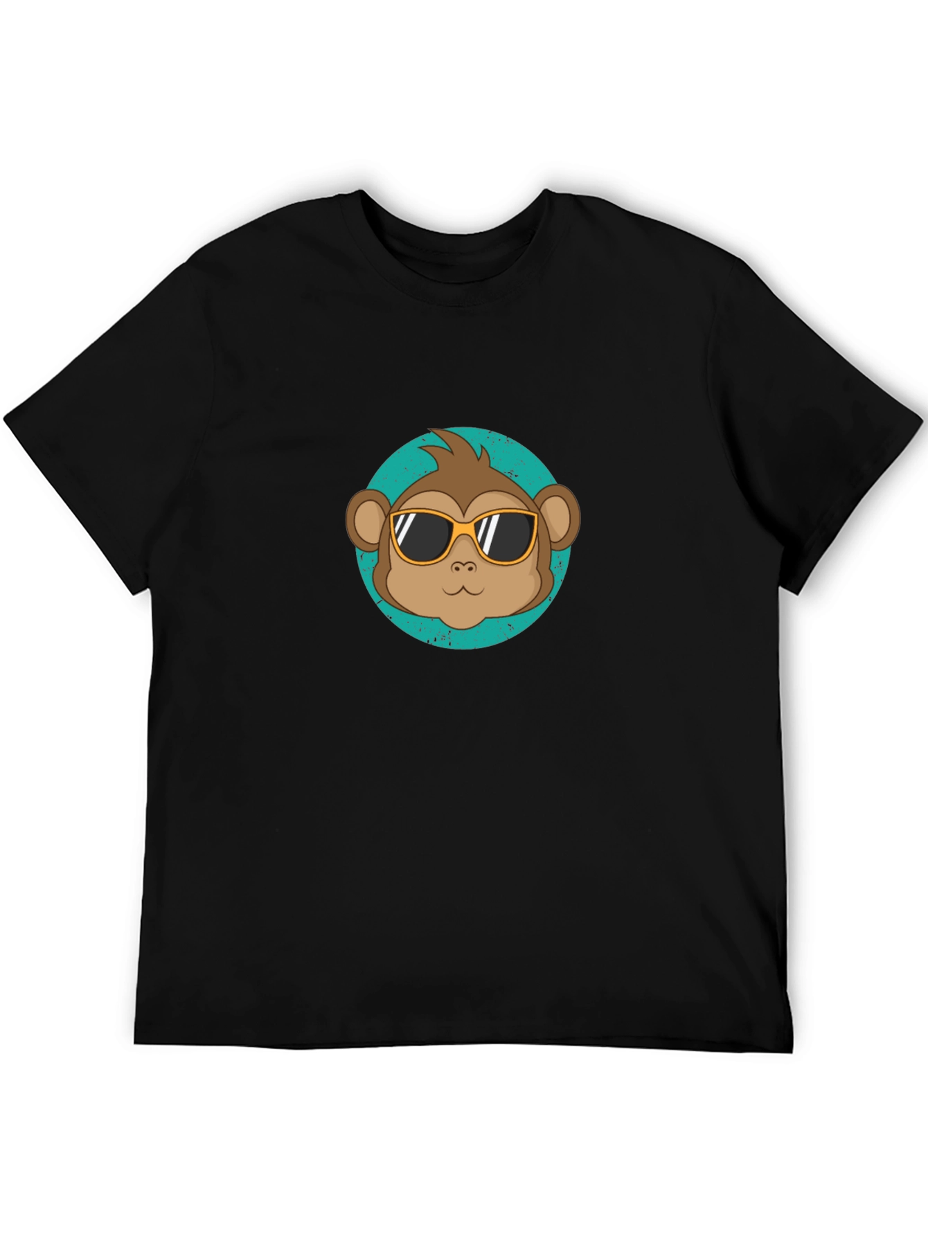 Cool Monkey Graphic Tee - Black