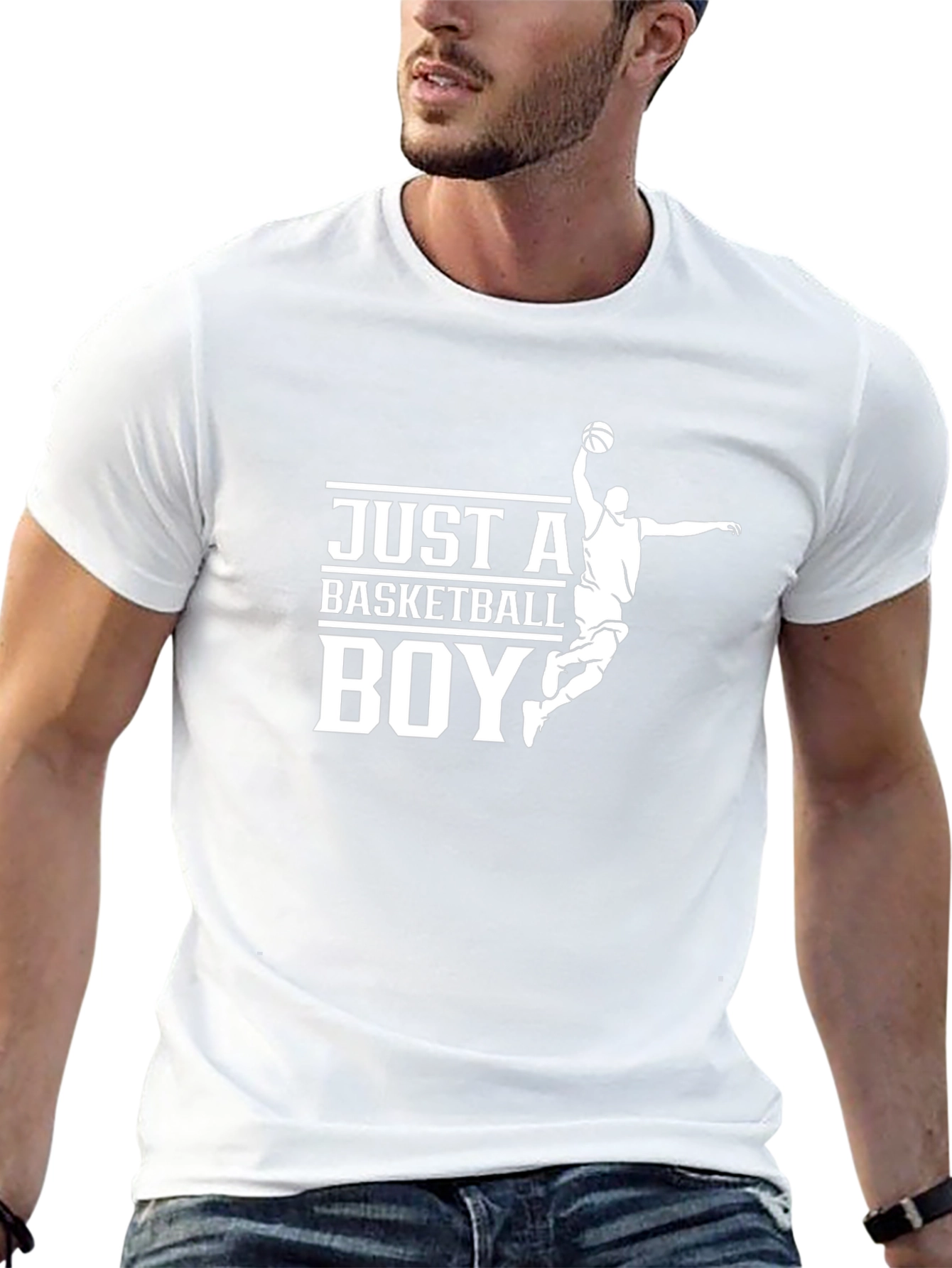 Just A Basketball Boy - Graphic T-Shirt
