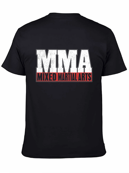 MMA Mixed Martial Arts Black Graphic T-Shirt